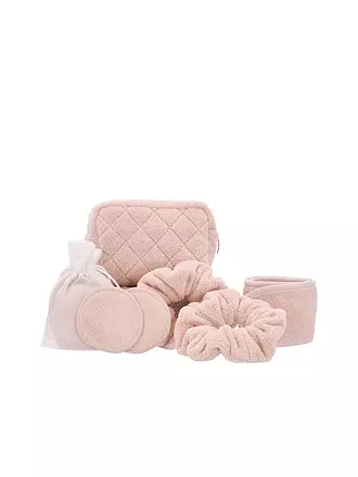 VOSSEN | Trousse de toilette 11 pièces BEAUTY BAG Raw Sugar | rosa